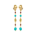 Orecchini Beat Turquoise