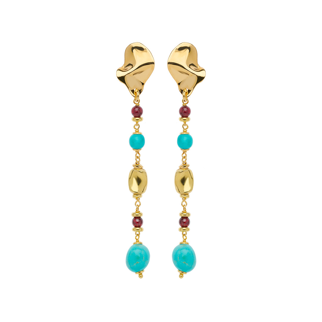 Orecchini Beat Turquoise